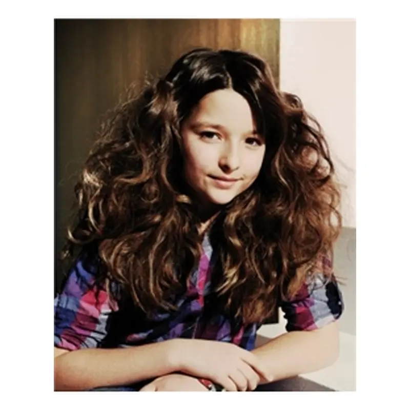 Cosy Brown Wavy Long Kids Wigs