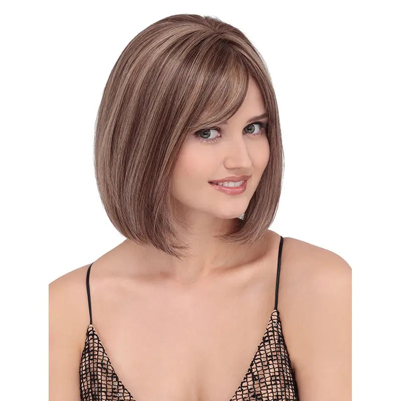 New Design Shoulder Length Straight Blonde Bobs So Great Wigs