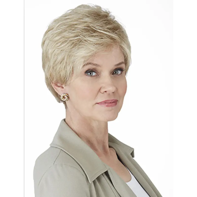 Great Short Curly 4" Grey Wigs