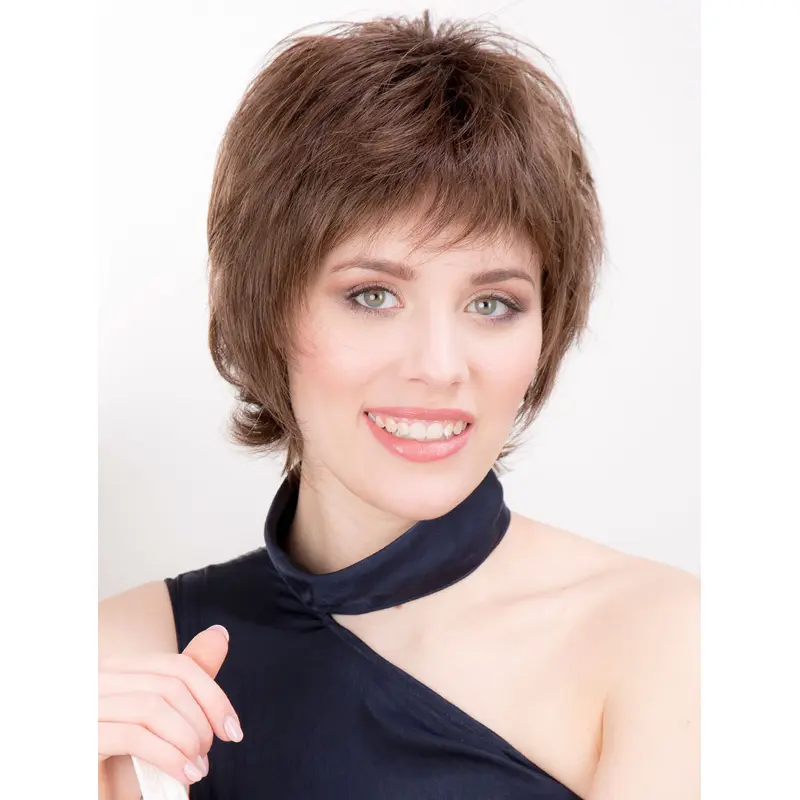Monofilament Synthetic Straight 8" Short Wigs