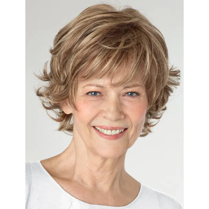 Perfect Blonde Shoulder Length Curly Layered New Design Wigs