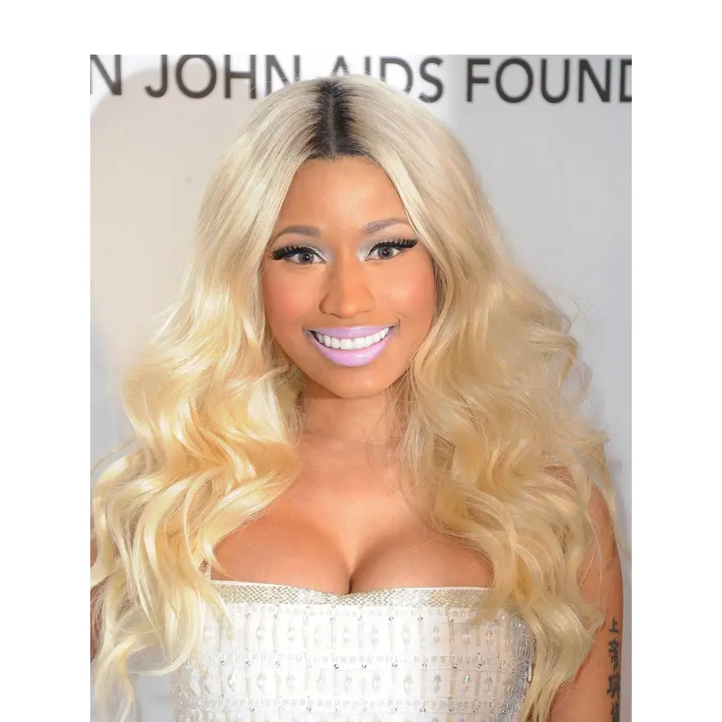 Gentle Blonde Wavy Long Nicki Minaj Wigs