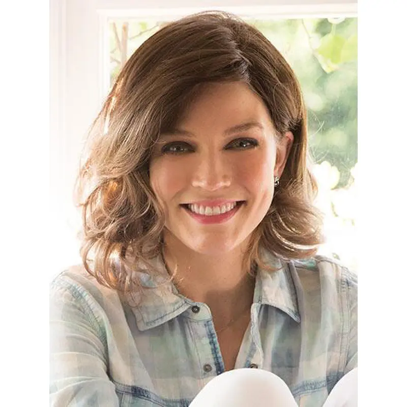 High Quality 12" Curly Layered Monofilament Wigs