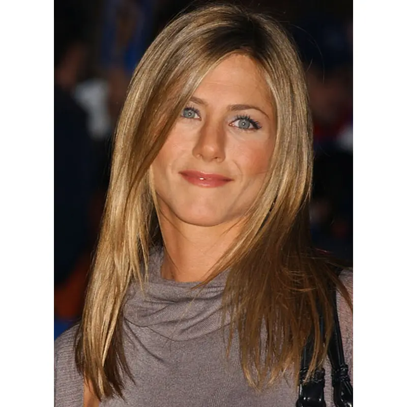 New Blonde Straight Long Jennifer Aniston Wigs