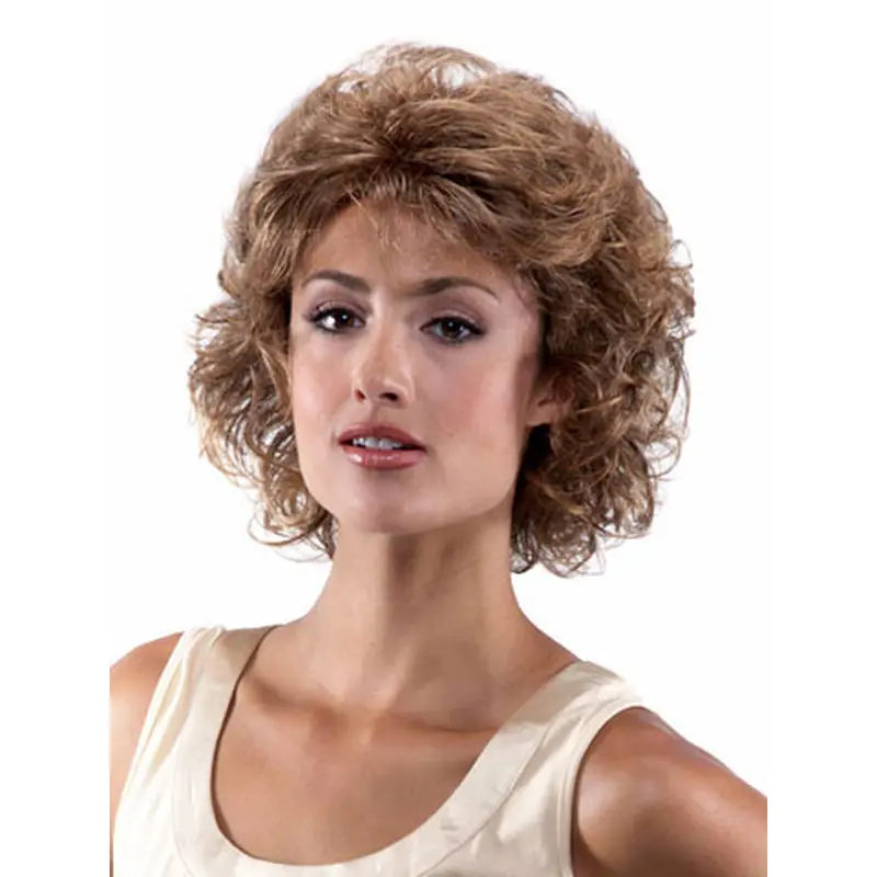 Soft Lace Front Curly Chin Length Classic Wigs
