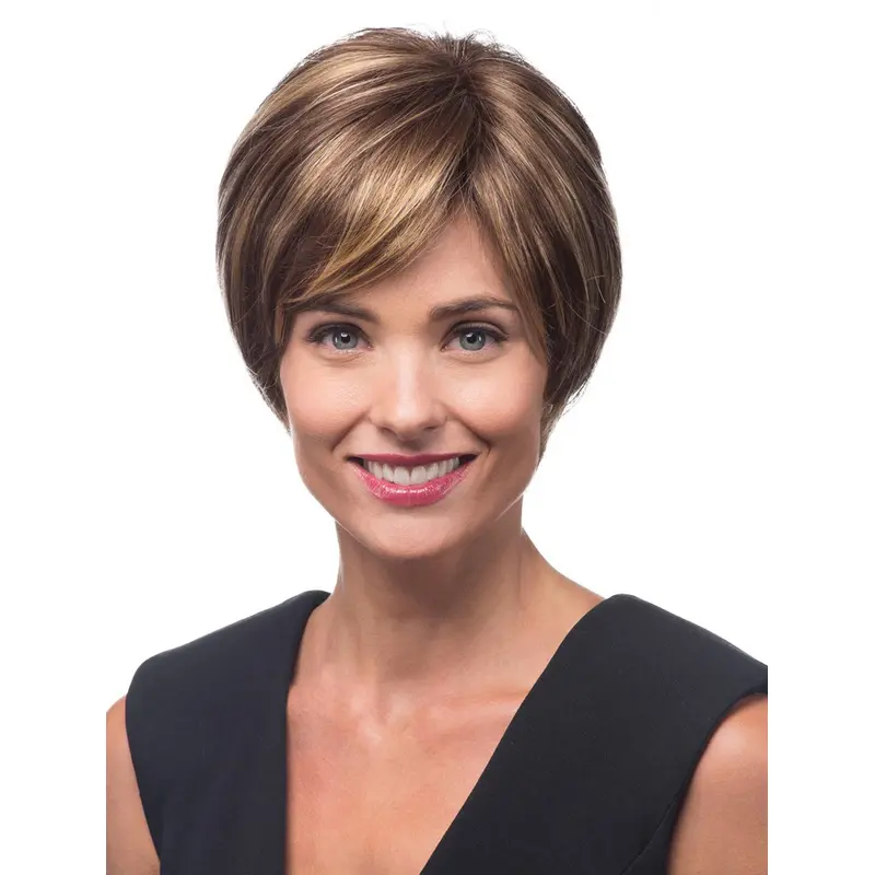 Brown Straight 10" Heat Friendly Synthetic Wigs