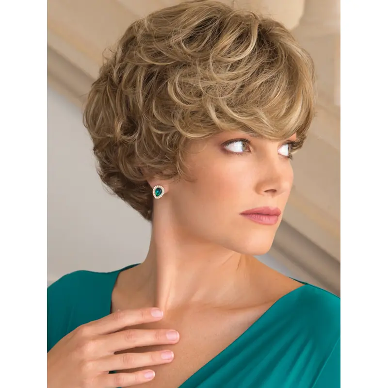 So Great Short Curly Blonde High Quality Classic Wigs