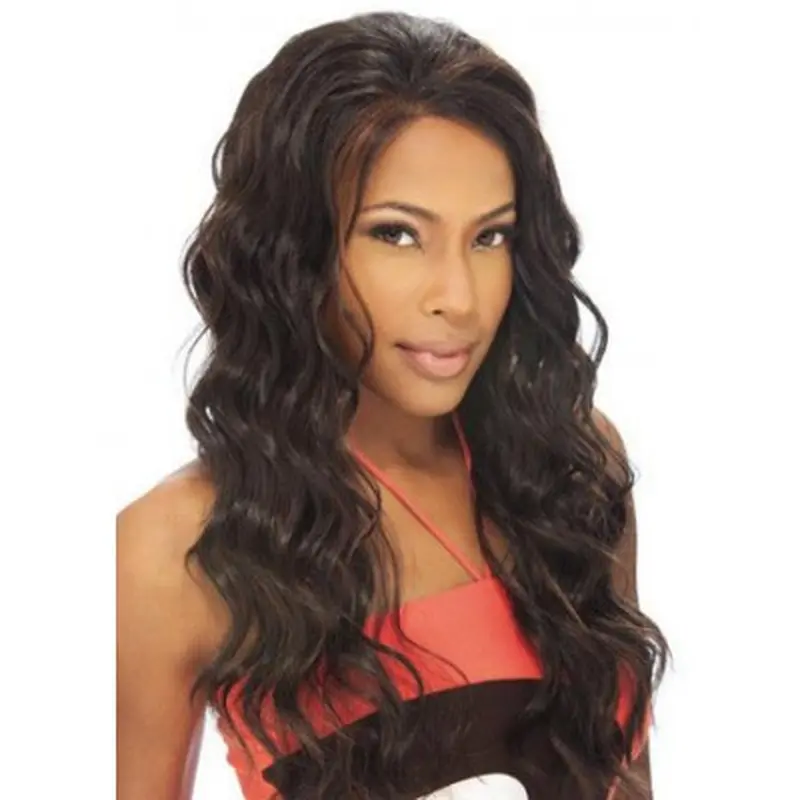 Radiant Remy Human Hair Lace Front Wavy Long Wigs