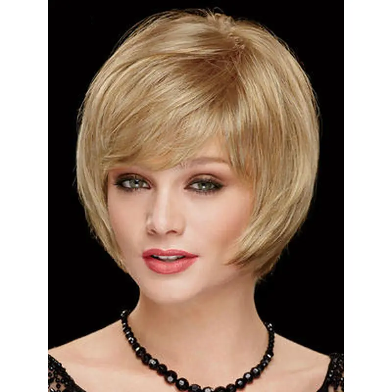 Wonderful Chin Length Straight Blonde Bobs New Design Wigs