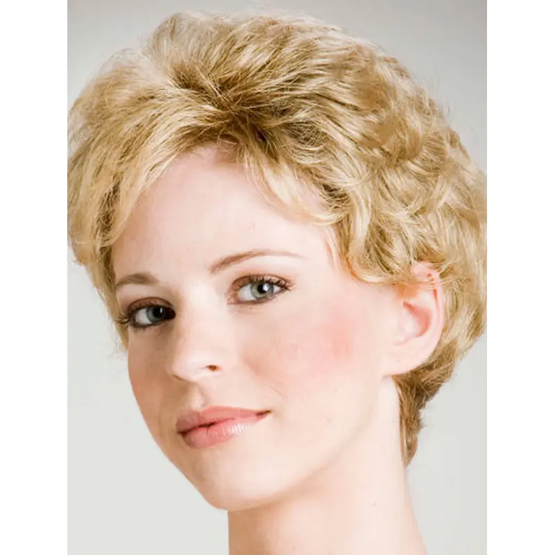 Comfortable Curly Blonde Classic Fabulous Wigs