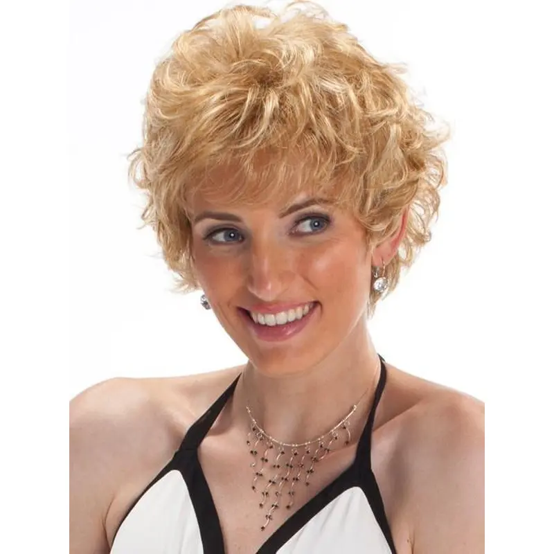 Cropped Capless Boycuts Heat Friendly Synthetic Wigs