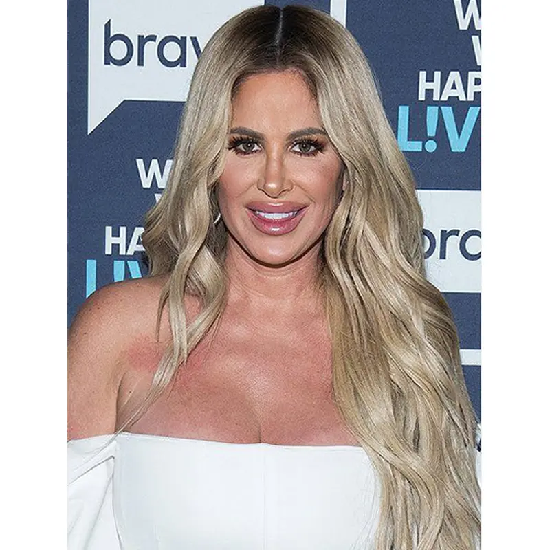 Long 26" Wavy Without Bangs Full Lace Kim Zolciak Wigs
