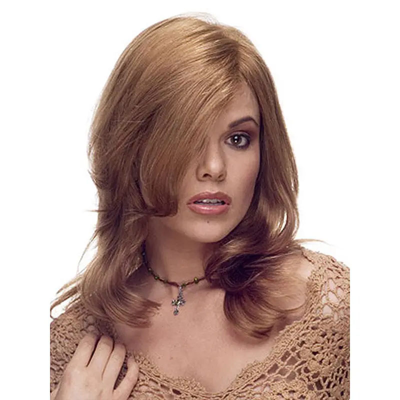 Lace Front Wavy Remy Human Hair Durable Long Wigs