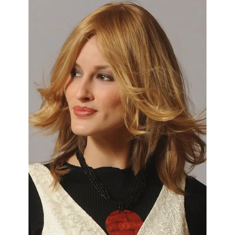 Capless 14" Blonde Human Hair Wigs