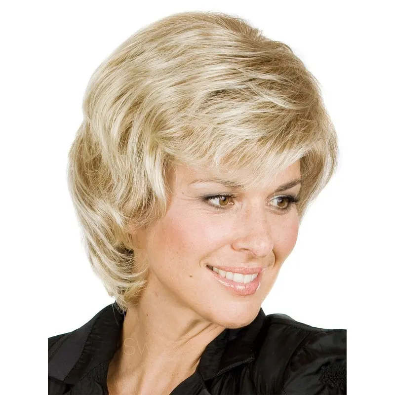 Exquisite Blonde Wavy Short Classic Wigs