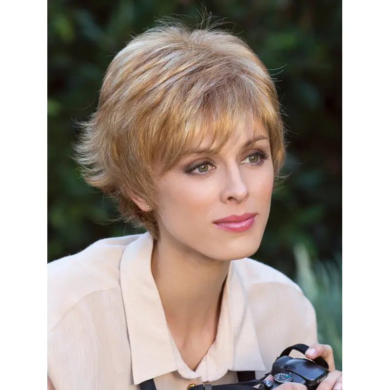 Fantastic Cropped Curly Blonde Boycuts Fabulous Wigs