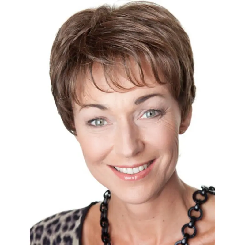 Great Wavy Brown Boycuts Excellent Wigs