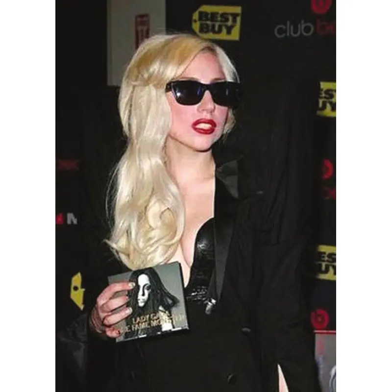 Modern Blonde Wavy Long Lady Gaga Wigs