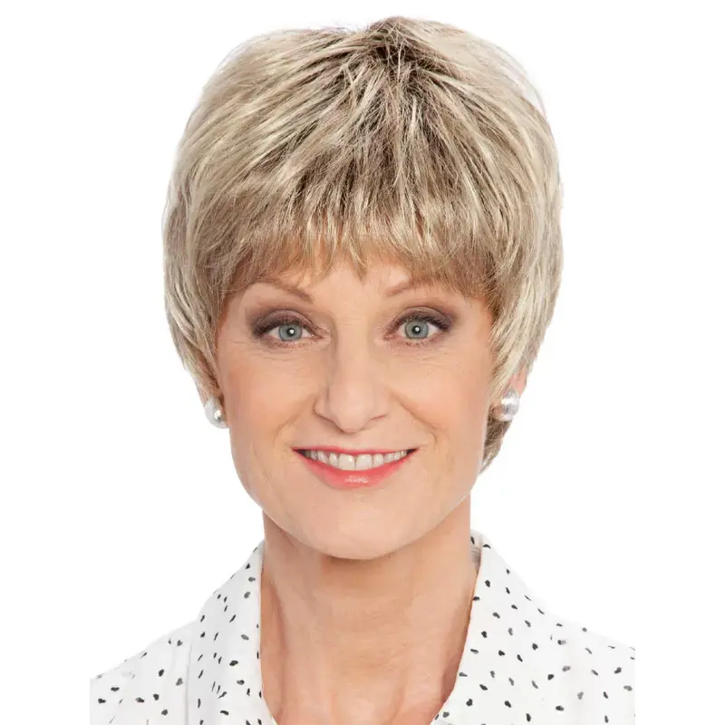 Straight Blonde Bobs Short 6" Best Synthetic Wigs For Women