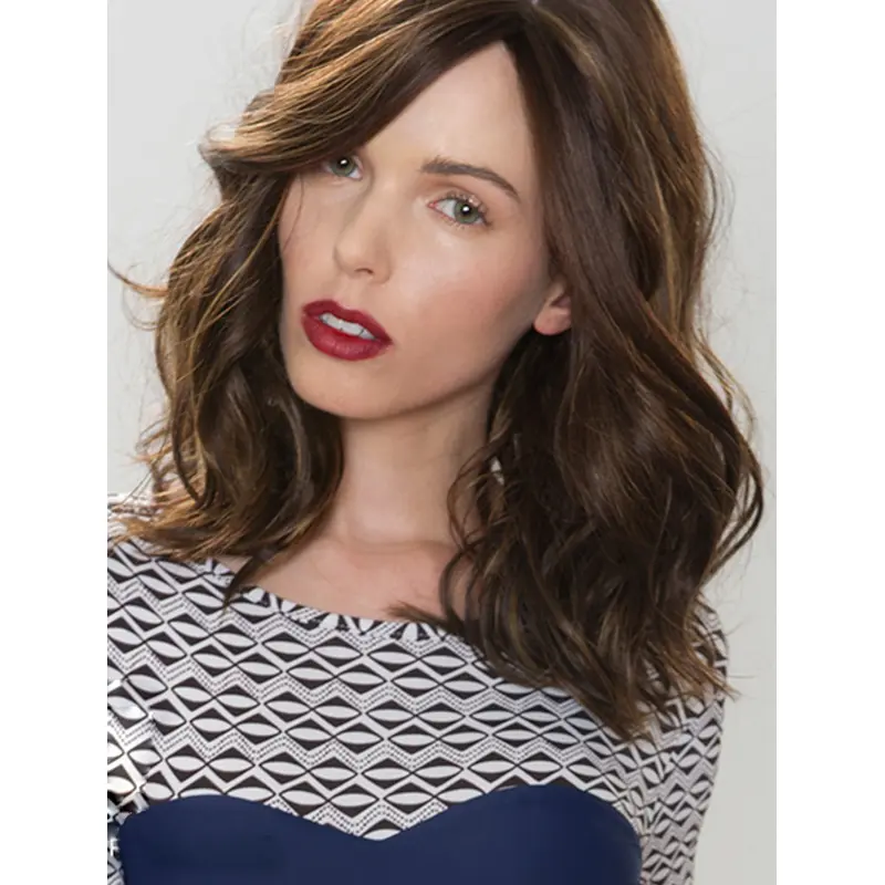 Convenient 14" Wavy Layered Synthetic Wigs