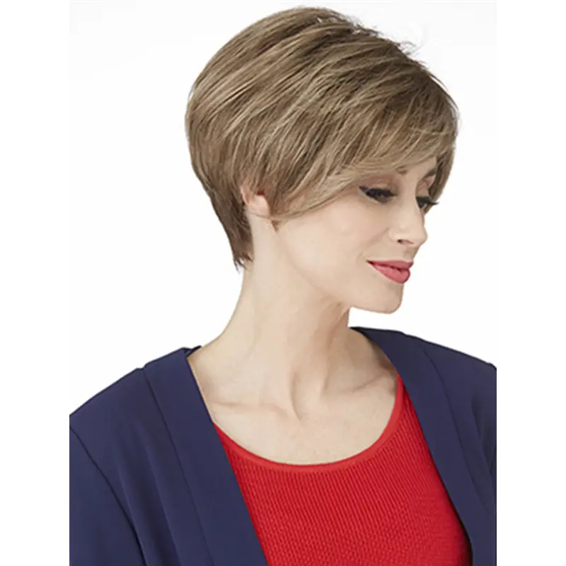 Sassy 6" Straight Boycuts Synthetic Wigs
