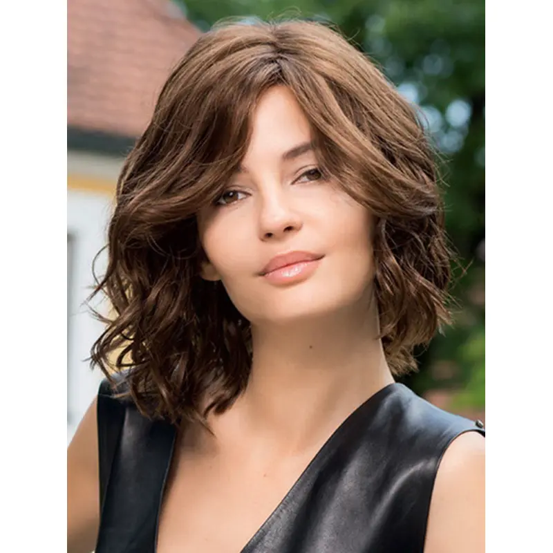 Lace Front Impressive Wavy Synthetic Medium Wigs