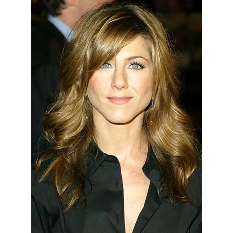 Style Blonde Wavy Long Jennifer Aniston Wigs