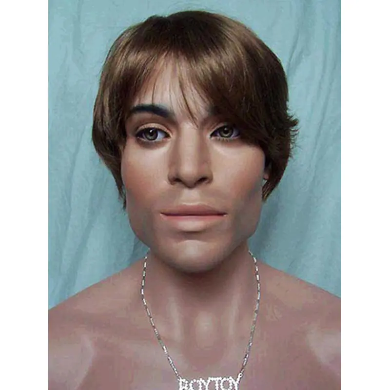 Brown Straight Synthetic Polite Men Wigs