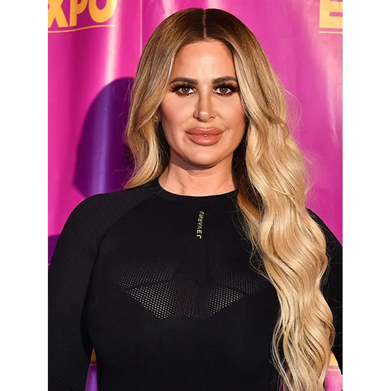 Long 26" Wavy Without Bangs Lace Front Kim Zolciak Wigs