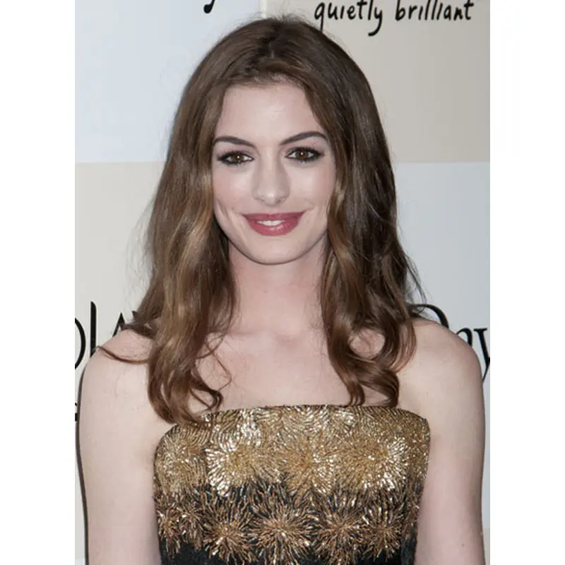 Modern Lace Front Wavy Long Anne Hathaway Wigs