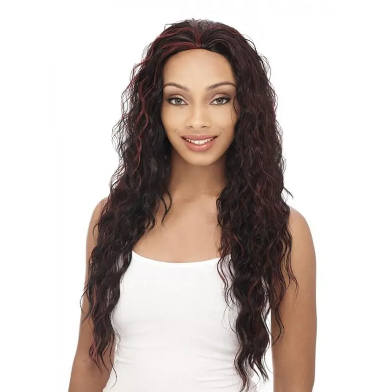 Perfect Brown Curly Long Human Hair Wigs & Half Wigs