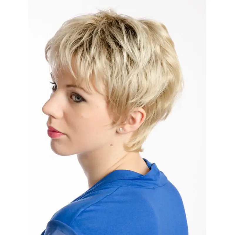 Great Wavy Blonde Boycuts High Quality Wigs