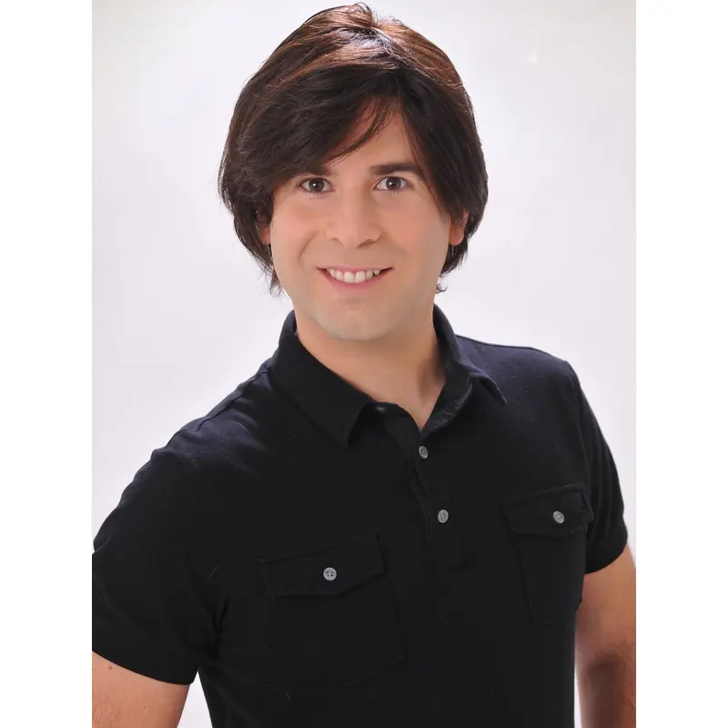 High Quality Straight Lace Front Short Men Wigs