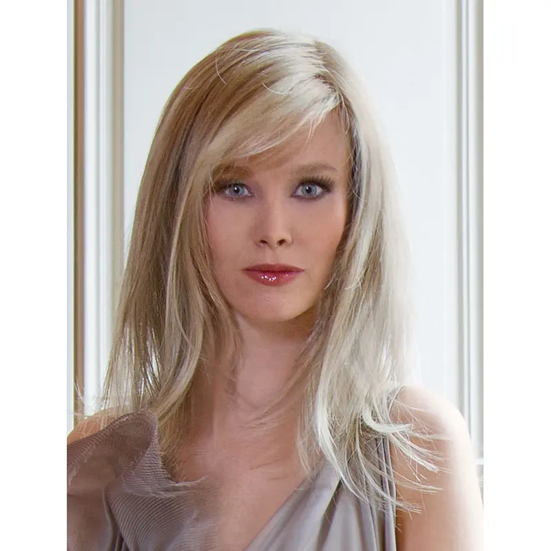 Easeful Blonde Straight Long Lace Wigs