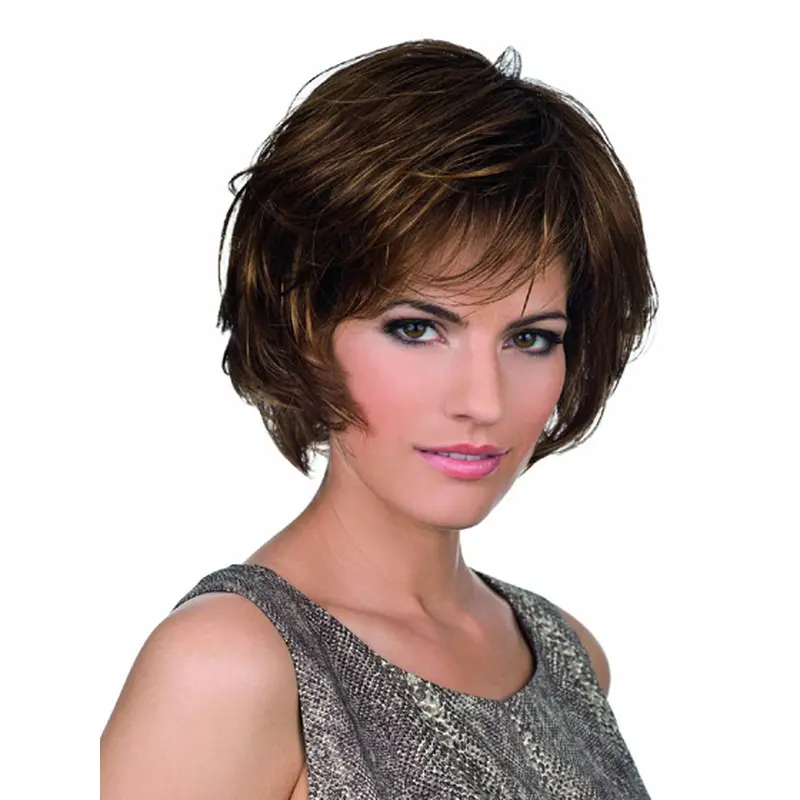 High Quality Lace Front Wavy Chin Length Lace Wigs