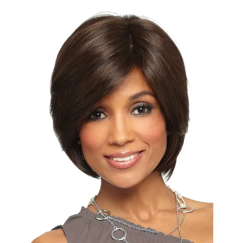 Lace Front Comfortable Straight Synthetic Medium Wigs