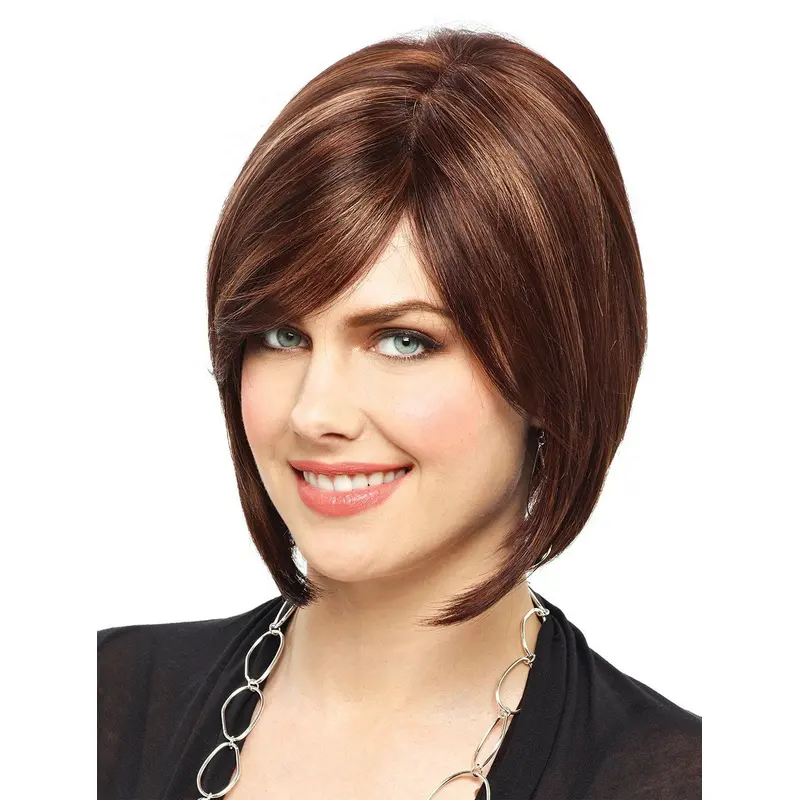 Wholesome Lace Front Straight Chin Length Petite Wigs
