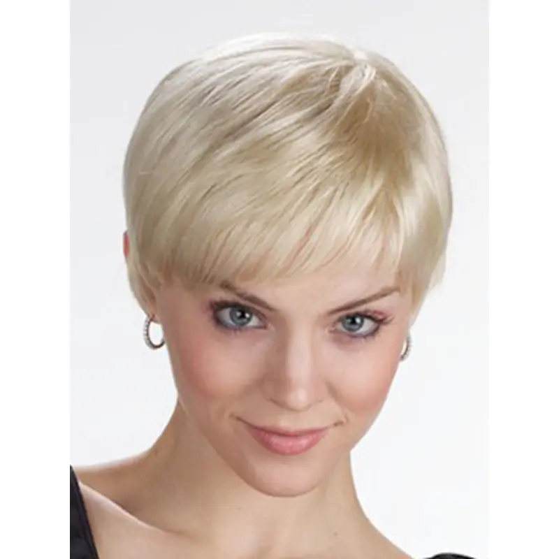 Blonde Lace Front Synthetic Graceful Short Wigs