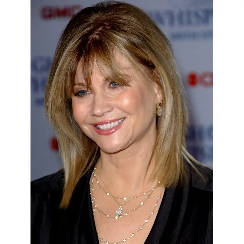 Shoulder Length Straight Full Lace Blonde 14" Wigs for Women