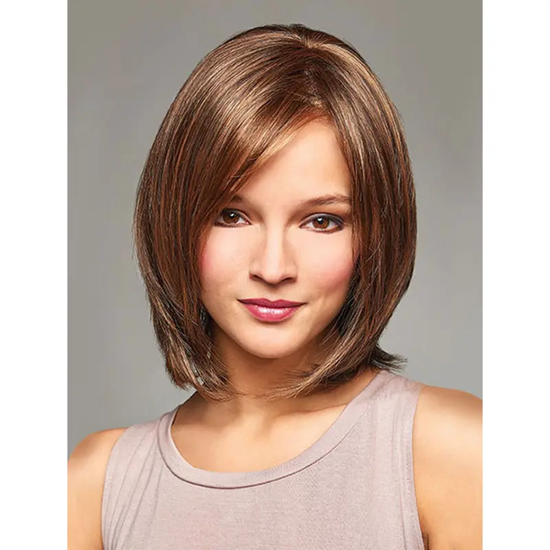 Chin Length Monofilament Short Wigs