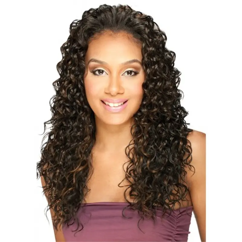 High Quality Brown Curly Long Human Hair Wigs & Half Wigs