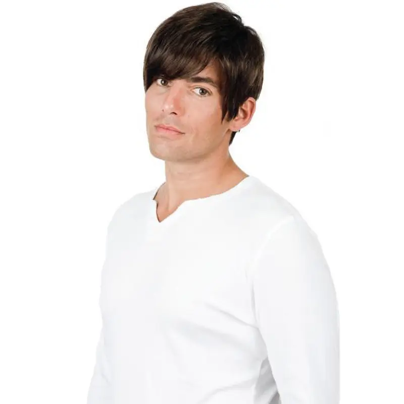 Stylish Straight Full Lace Short Men Wigs