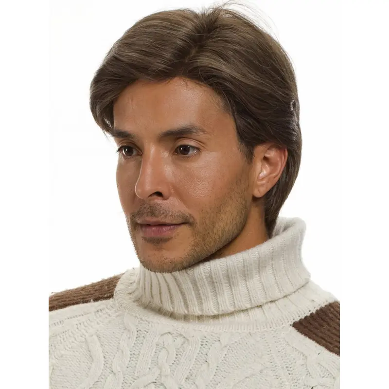 Stylish Straight Hand Tied Short Men Wigs