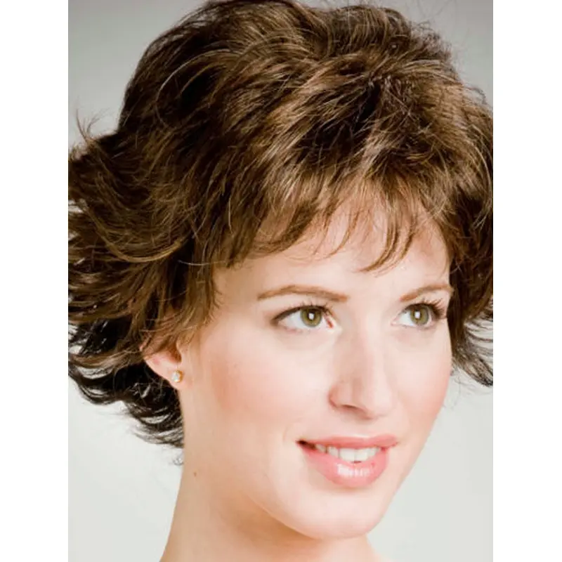 Good Wavy Brown Layered New Design Wigs