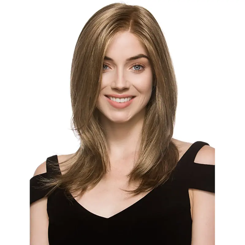 Preferential Lace Front Straight Shoulder Length Glueless Lace Wigs