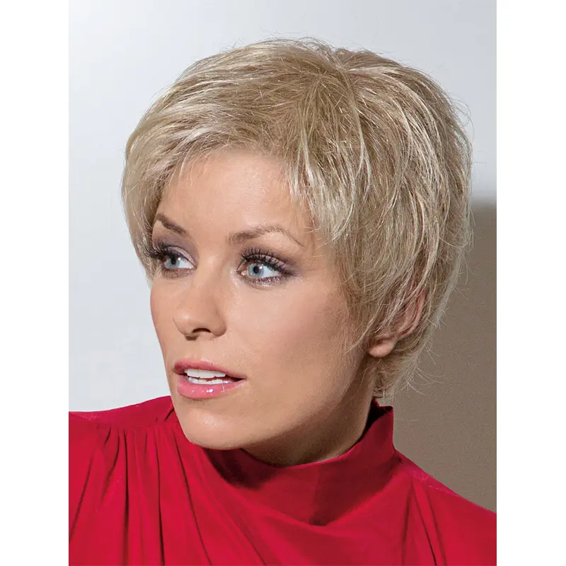 Refined Blonde Boycuts Short Synthetic Wigs