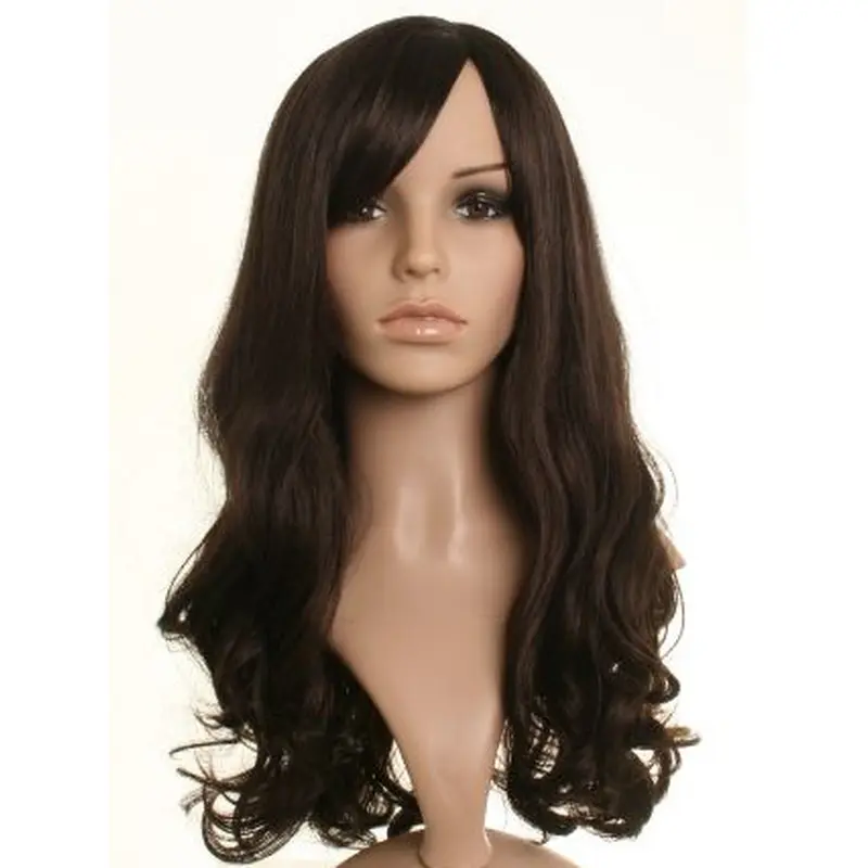 Stylish Brown Wavy Long Celebrity Wigs