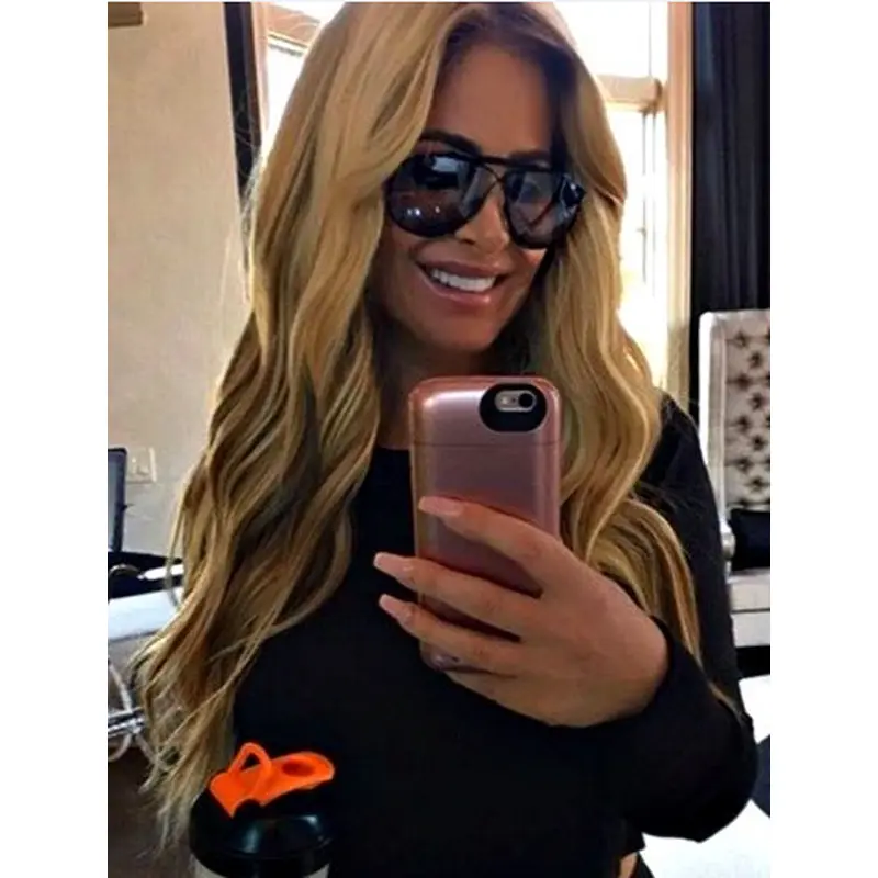 Synthetic Blonde 20" Lace Front Kim Zolciak hair