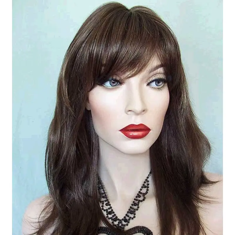 Lace Front Straight Synthetic Fashionable Long Wigs