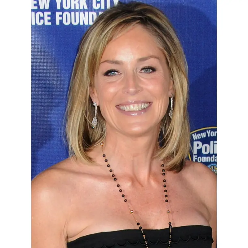 Chin Length Straight Full Lace Blonde 12" Grey Wigs